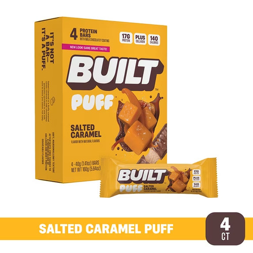 Built puff protein bar - bar,, salted