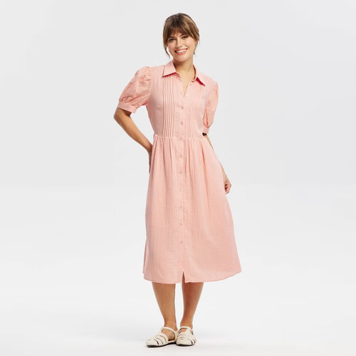 Women puff short sleeve - short,